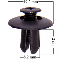 Клипса SKYWAY MAZDA 323/323F/BT-50/CX-5/CX-7/CX-9/DEMIO/MAZDA 2/MAZDA MPV/XEDOS-6/BONGO (min25)